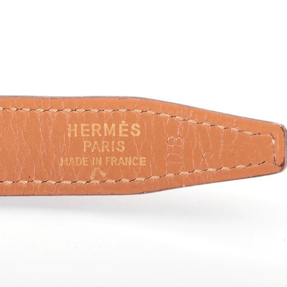 HERMES Mini Constance Crocodile Belt Reversible - Picture 5 of 12
